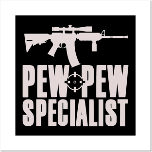 Pew Pew Specialist Airsoft/Paintball Posters and Art